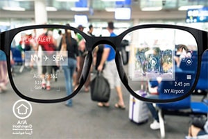 The glasses of augmented reality